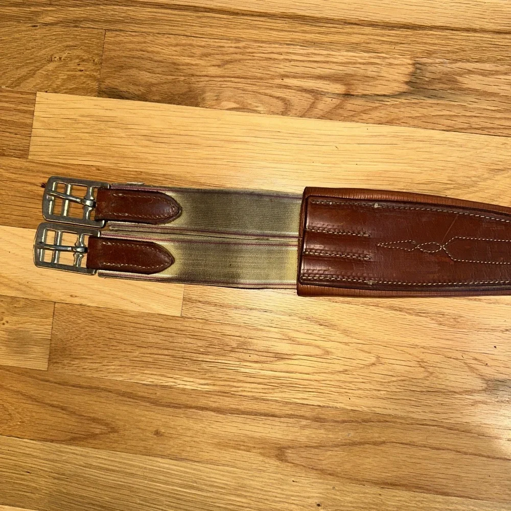 Custom Made Lighter‎ Brown Padded Hunter English Girth - 48